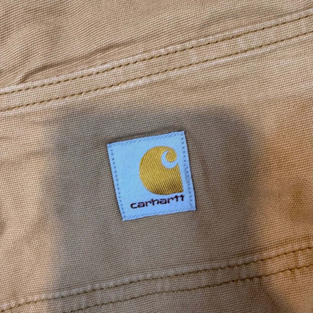 Carhartt Rugged Flex Relaxed Fit Double Front Utility Work Pants BN2802-M Brown - Picture 2 of 10